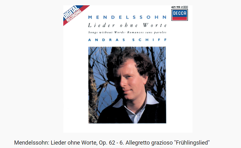 Mendelssohn Canções sem Palavras