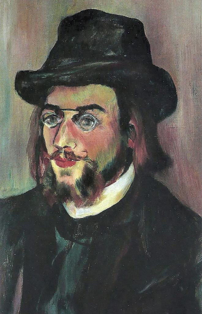 Erik Satie em pintura de Suzanne Valadon.